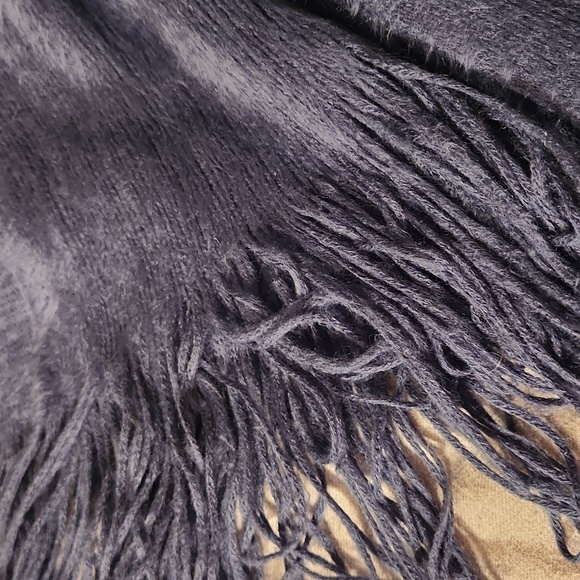 Jessica Simpson dark blue winter scarf - Picture 3 of 4